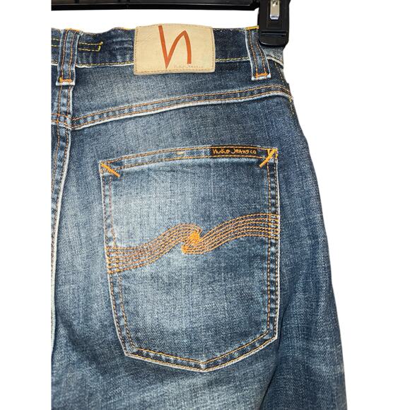 Nudie Men’s "Dude Dan" Button-Fly Jeans Size 26 × 30 – Tapered Denim - Picture 6 of 8